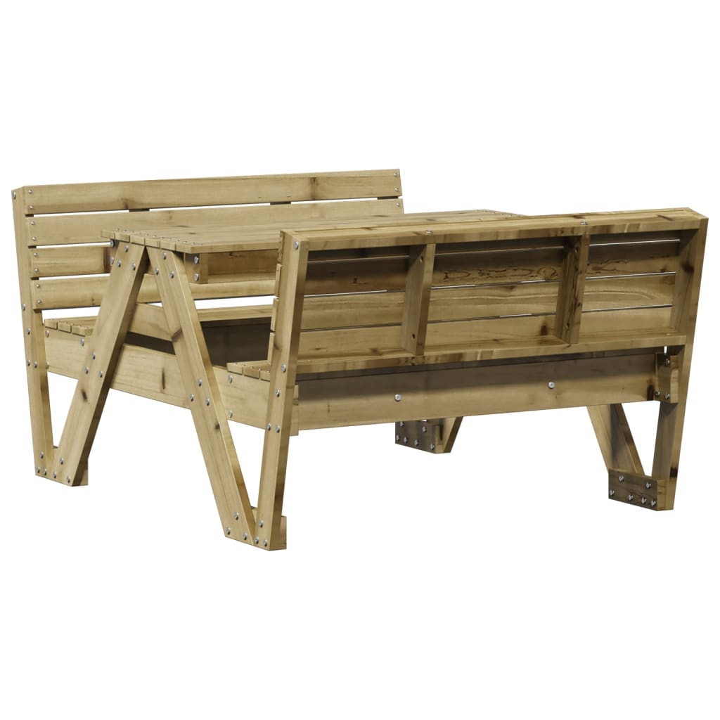 vidaXL Picnic Table for Kids 88x122x58 cm Impregnated Wood Pine