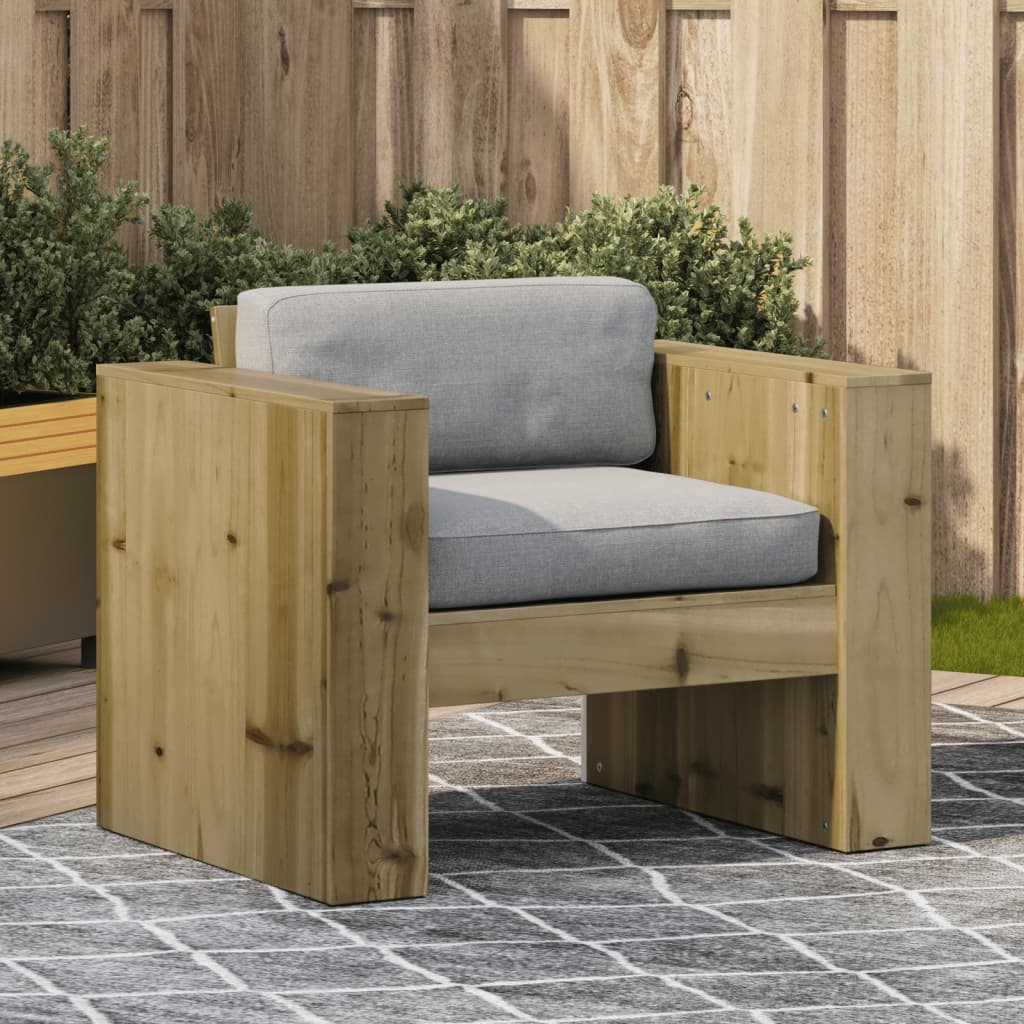 vidaXL Garden Sofa 79x60x62 cm Impregnated Wood Pine