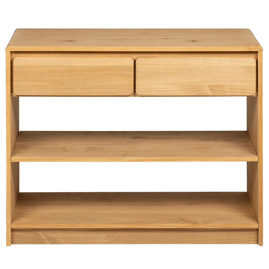 Console Table SAUDA Oak 89.5x36.5x73 cm Solid Wood Pine