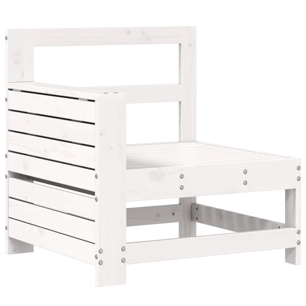 Garden Sofa | White | Solid pine wood | Compact | Modular | Garden Sofa