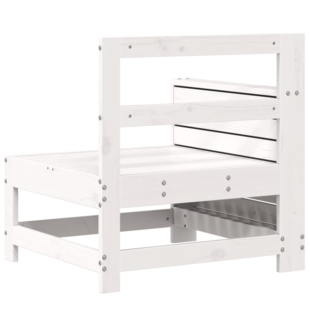 Garden Sofa | White | Solid pine wood | Compact | Modular | Garden Sofa