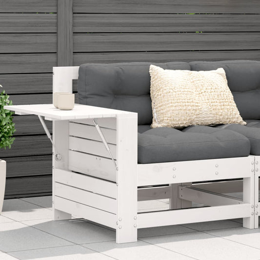 Garden Sofa | White | Solid pine wood | Compact | Modular | Garden Sofa