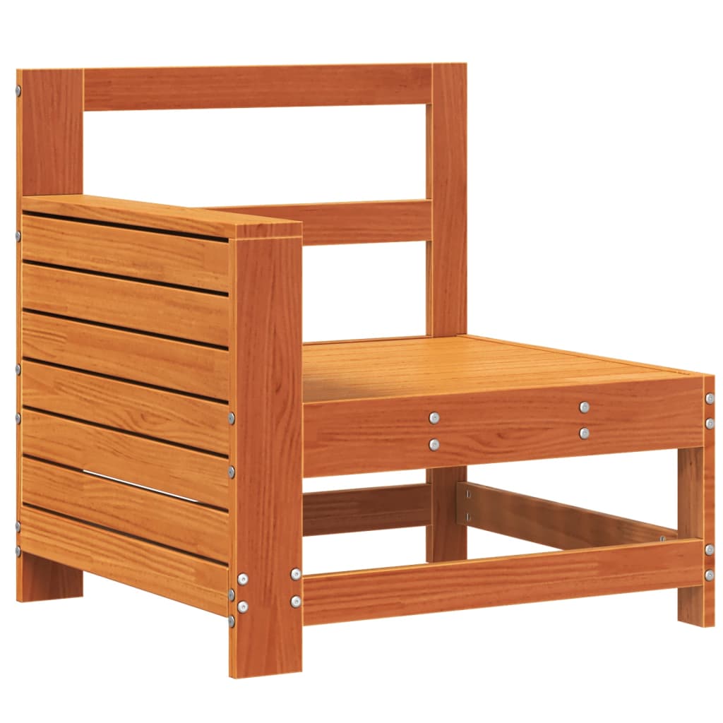 Garden Sofa | Wax brown | Solid pine wood | Compact | Modular