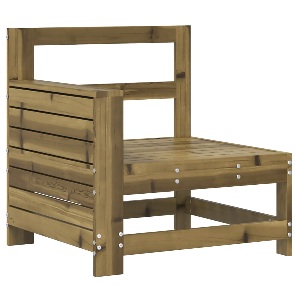 Garden Sofa | Impregnated Wood Pine | 69x62x70.5 cm | Modular