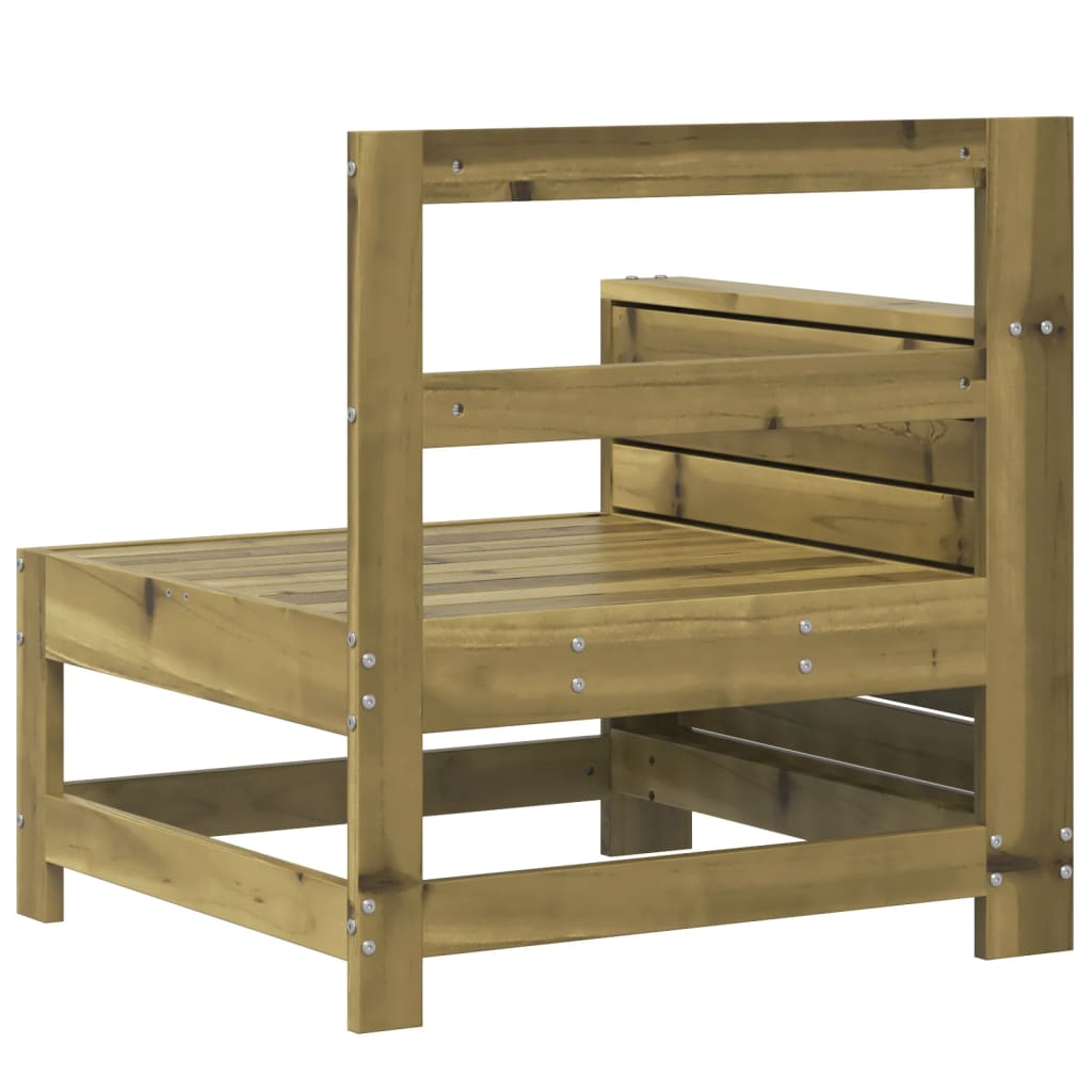 Garden Sofa | Impregnated Wood Pine | 69x62x70.5 cm | Modular