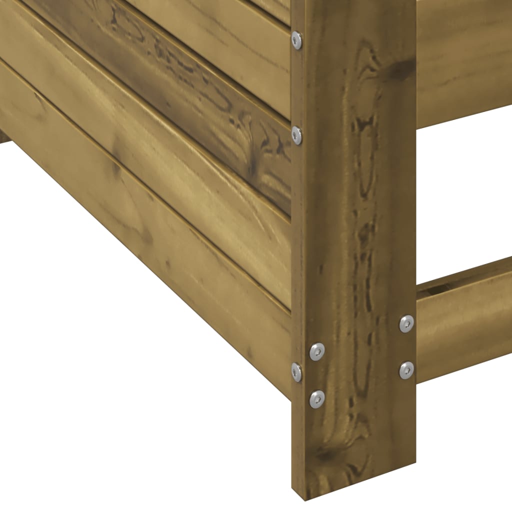 Garden Sofa | Impregnated Wood Pine | 69x62x70.5 cm | Modular