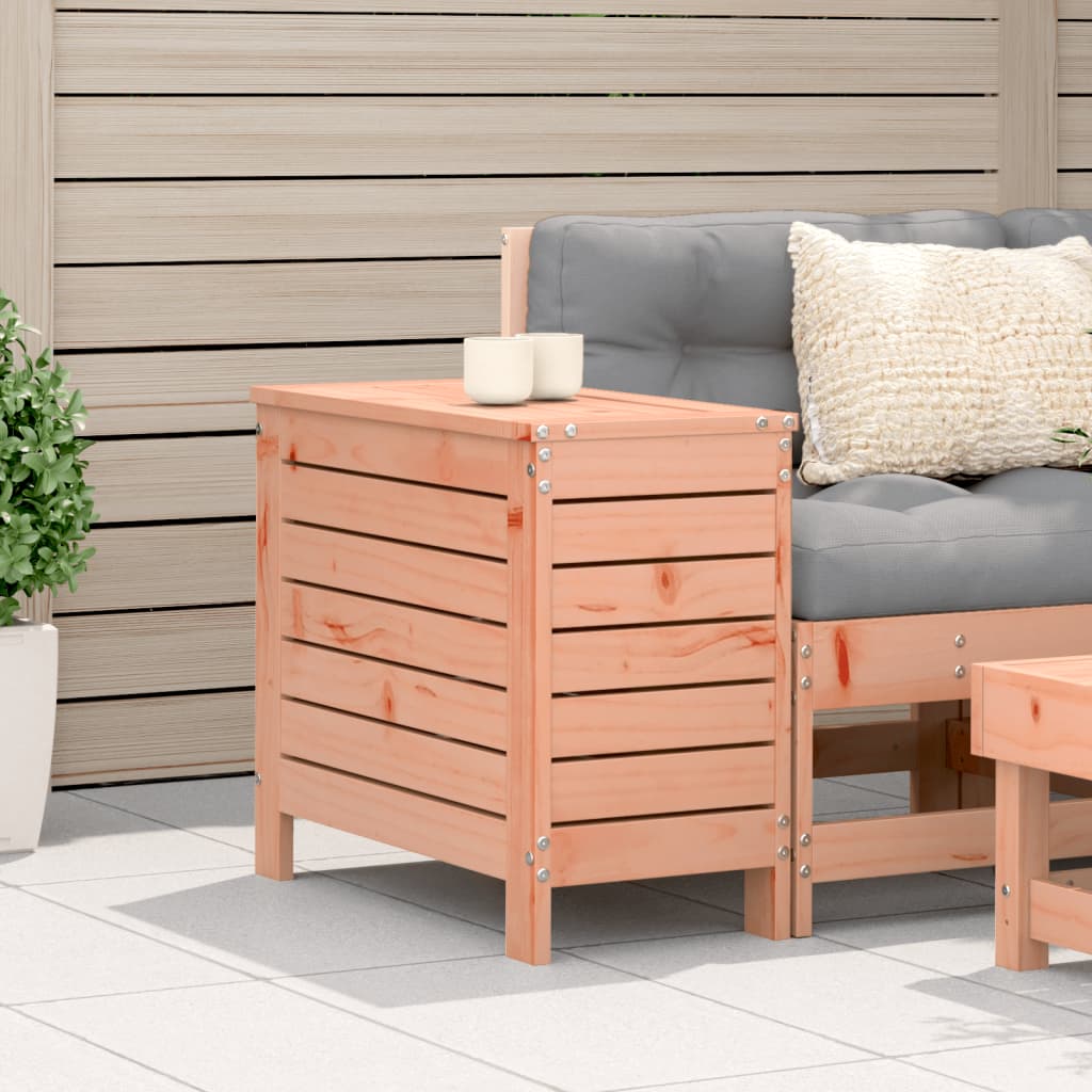 Garden Footstool | Natural Wood | Solid Douglas Wood | Medium | Modular