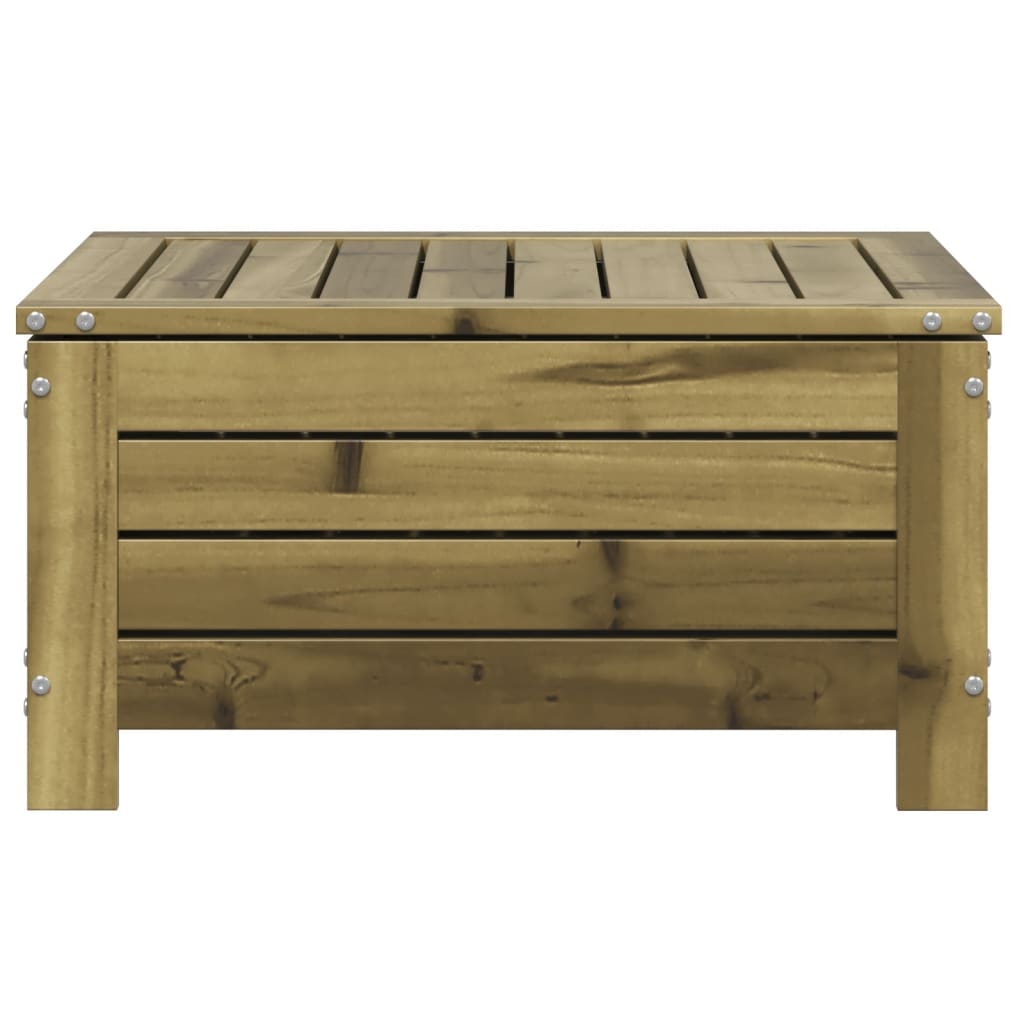 vidaXL Garden Footstool 62x63.5x32 cm Impregnated Wood Pine