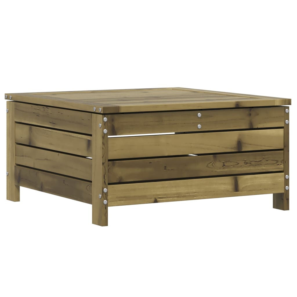 vidaXL Garden Footstool 62x63.5x32 cm Impregnated Wood Pine