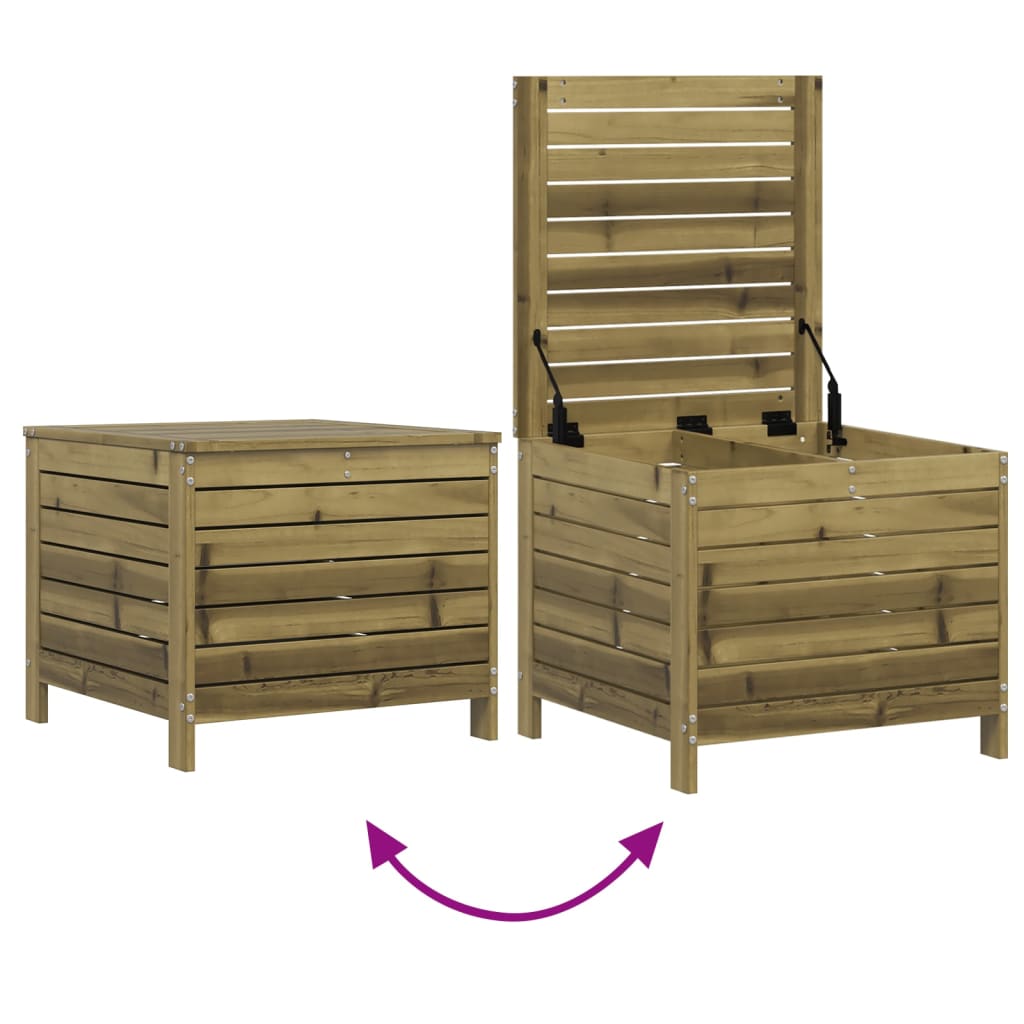 Garden Footstool | Natural wood | Impregnated pinewood | Standard