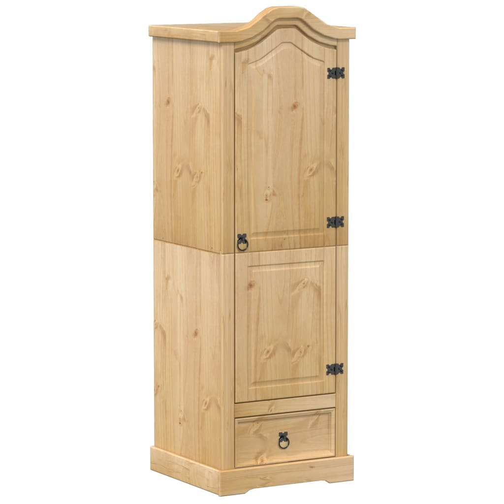 vidaXL Wardrobe Corona 55x52x170 cm Solid Wood Pine