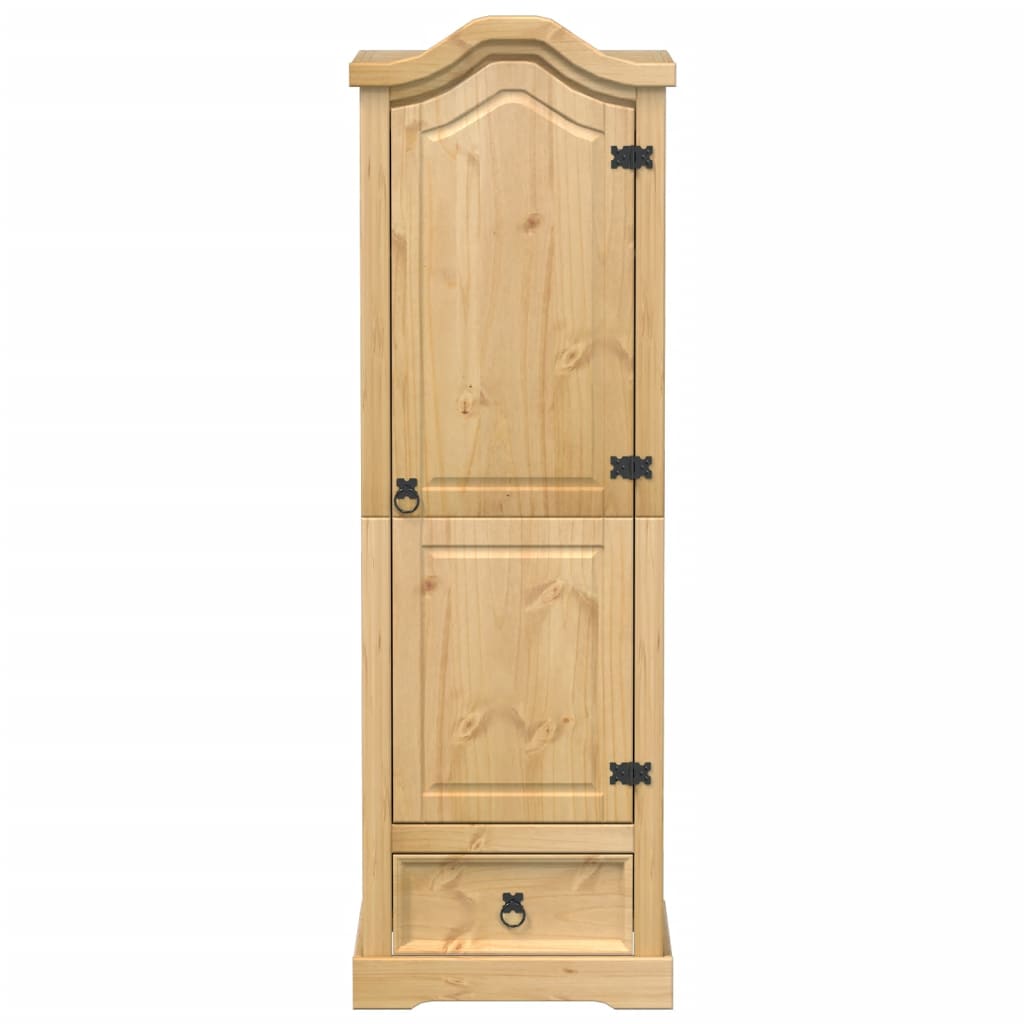 vidaXL Wardrobe Corona 55x52x170 cm Solid Wood Pine