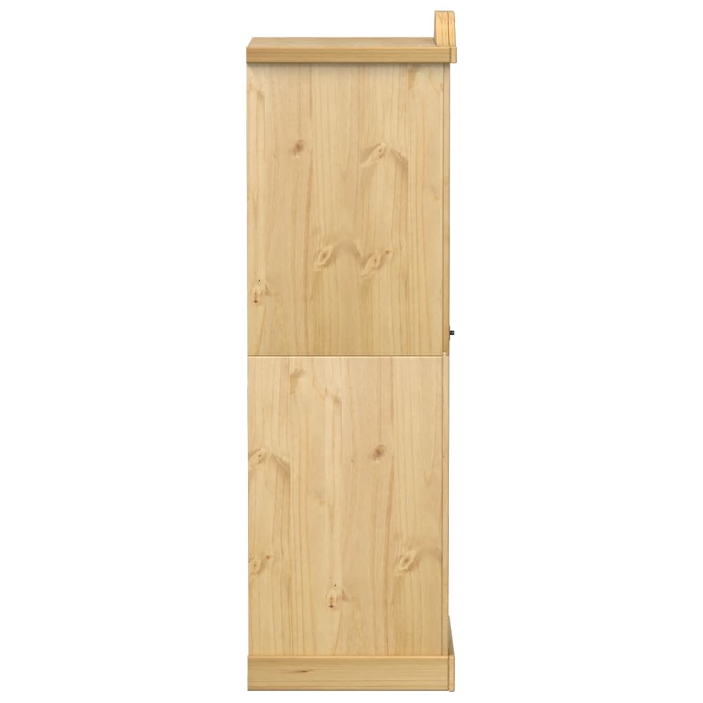 vidaXL Wardrobe Corona 55x52x170 cm Solid Wood Pine