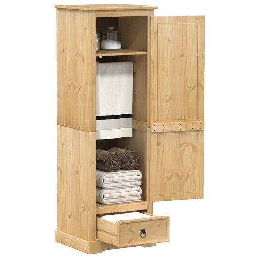 vidaXL Wardrobe Corona 55x50x170 cm Solid Wood Pine