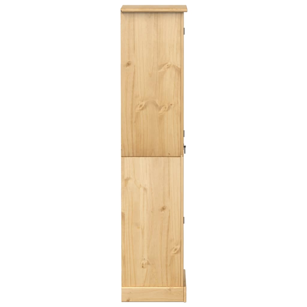 vidaXL Wardrobe Corona 55x38x170 cm Solid Wood Pine