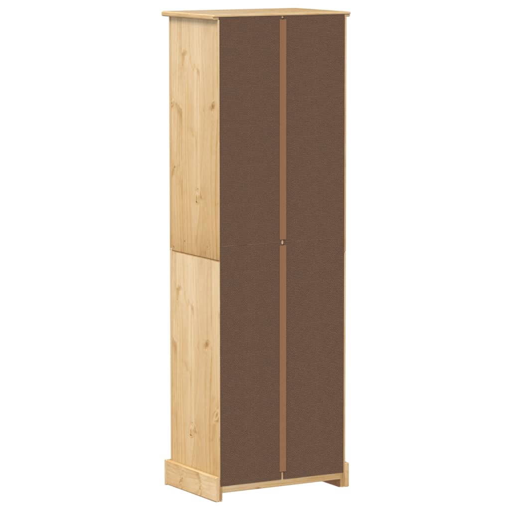 vidaXL Wardrobe Corona 55x38x170 cm Solid Wood Pine