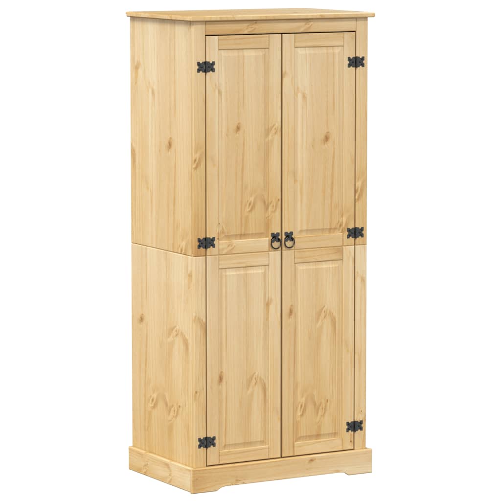 vidaXL Wardrobe Corona 76x50x170 cm Solid Wood Pine