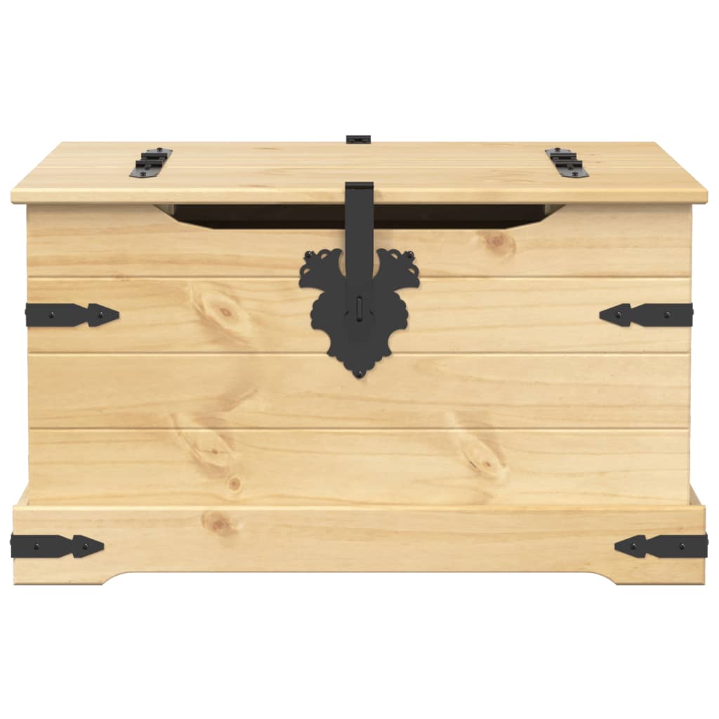 Storage Box "Corona" 78x78x45 cm Solid Wood Pine