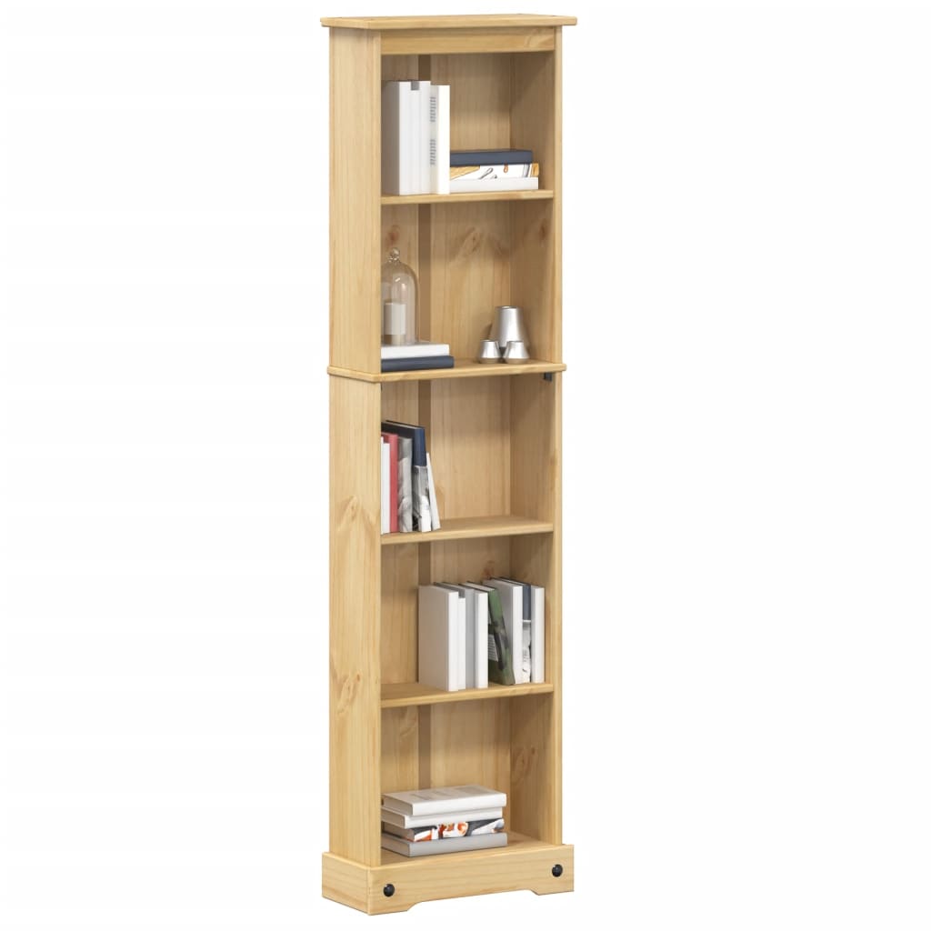 vidaXL Bookcase Corona 46x20x170 cm Solid Wood Pine