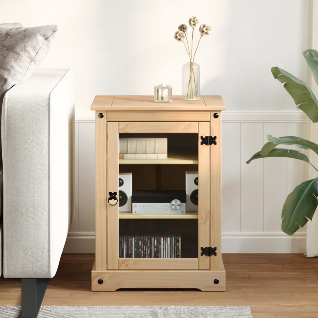 HiFi Cabinet "Corona" 60x50x82 cm Solid Wood Pine