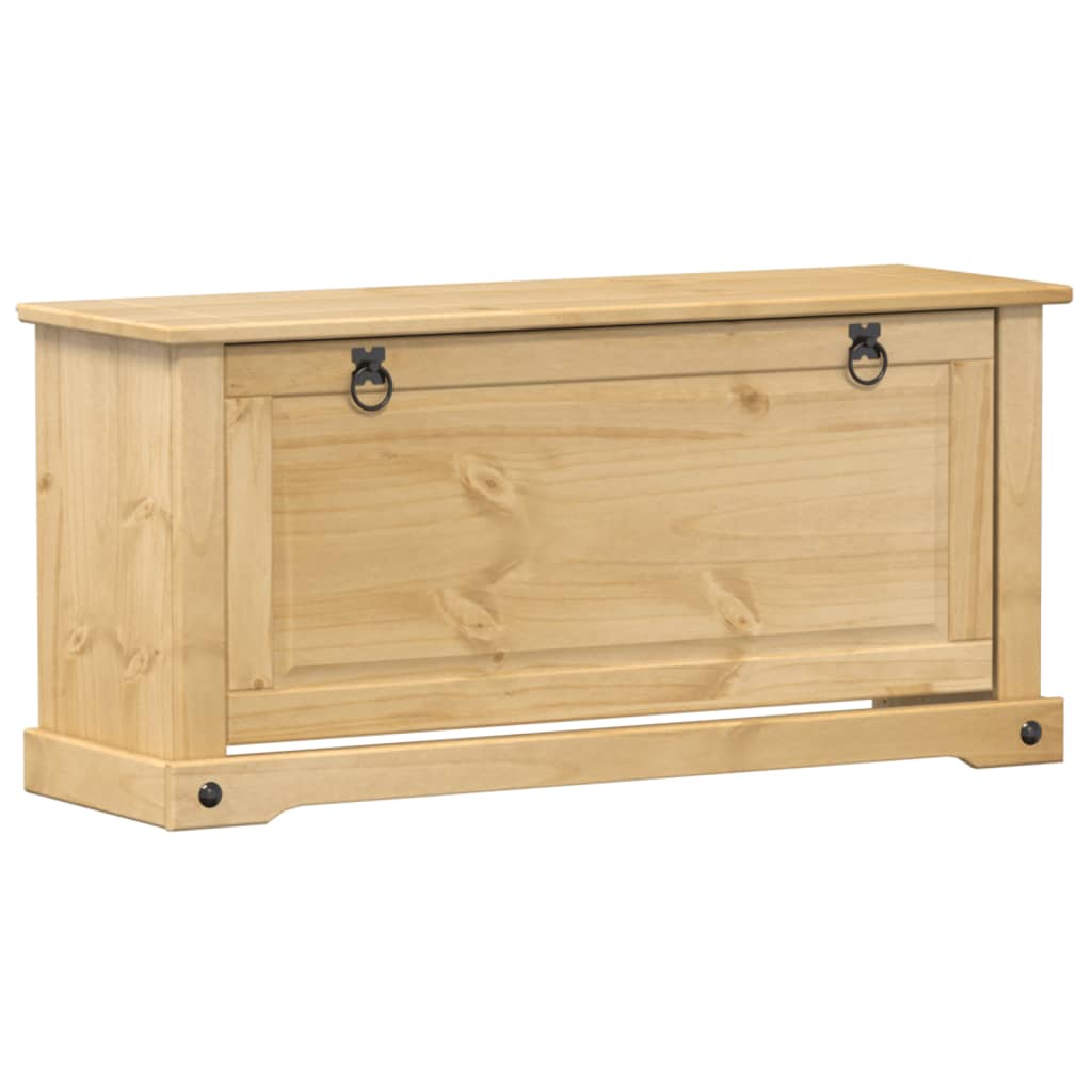 Shoe Cabinet "Corona" 99x32x47 cm Solid Wood Pine