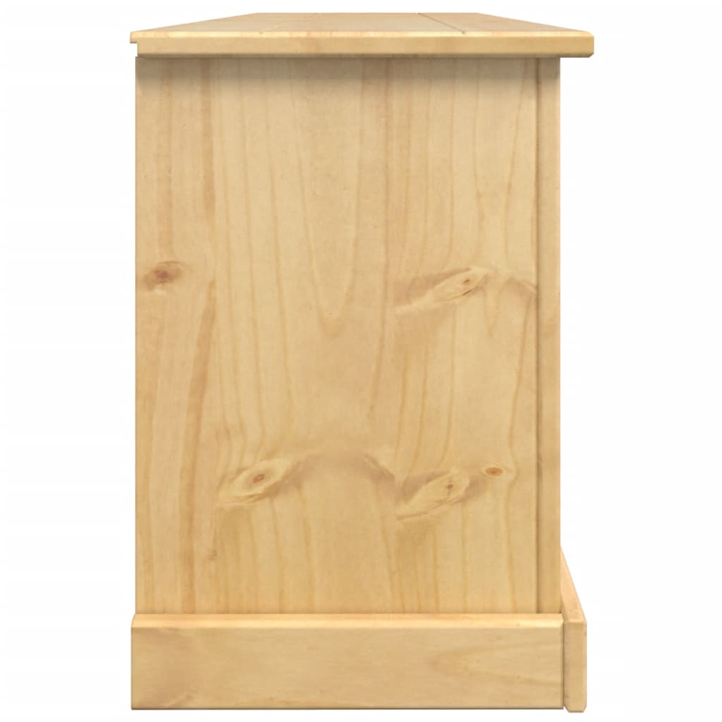 Shoe Cabinet "Corona" 99x32x47 cm Solid Wood Pine
