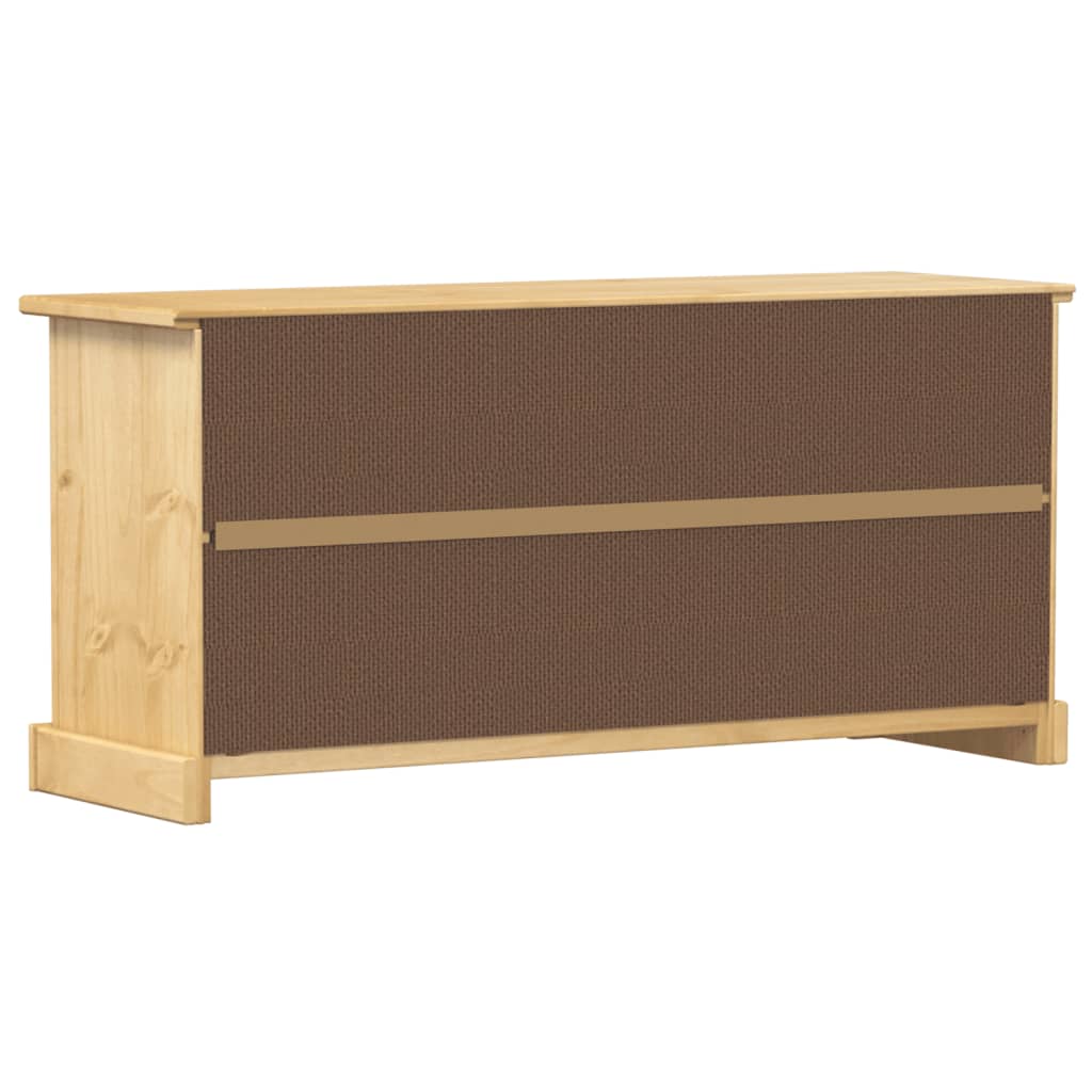 Shoe Cabinet "Corona" 99x32x47 cm Solid Wood Pine