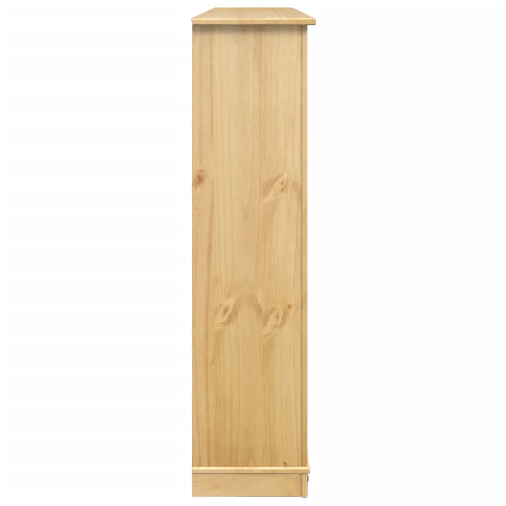 Shoe Cabinet "Corona" 99x32x124,5 cm Solid Wood Pine