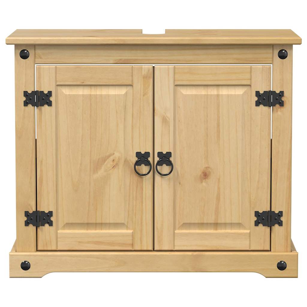 Bathroom Sink Cabinet "Corona" 73x33x60 cm Solid Wood Pine