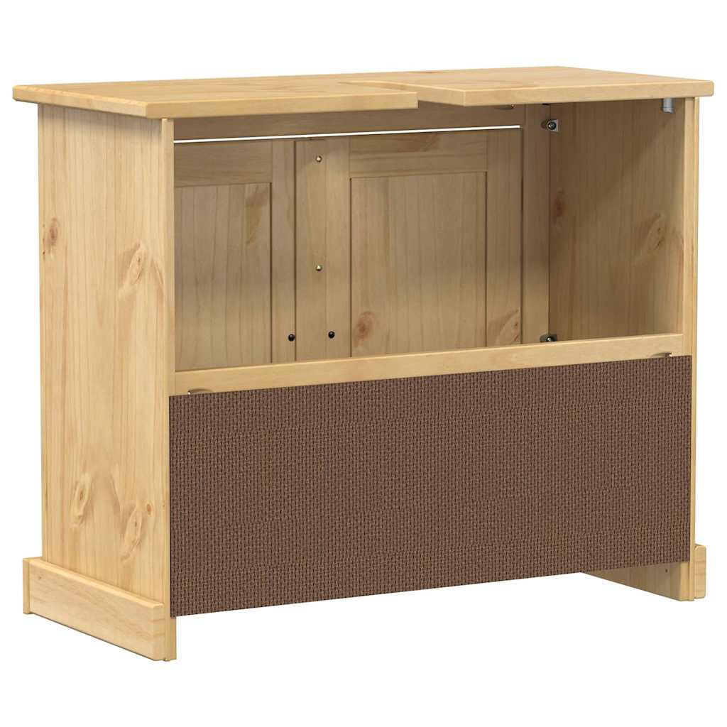 Bathroom Sink Cabinet "Corona" 73x33x60 cm Solid Wood Pine