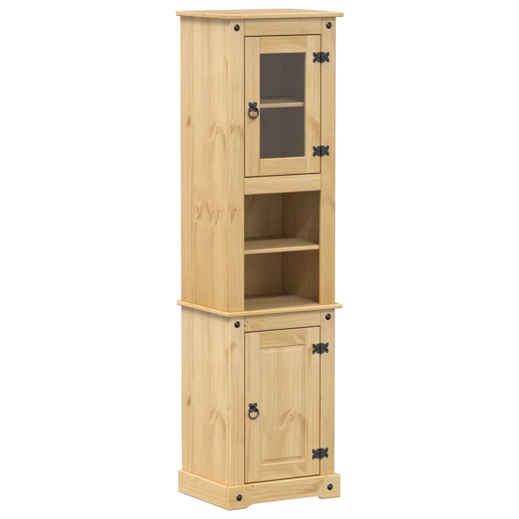 Bathroom Cabinet "Corona" 50x40x185 cm Solid Wood Pine