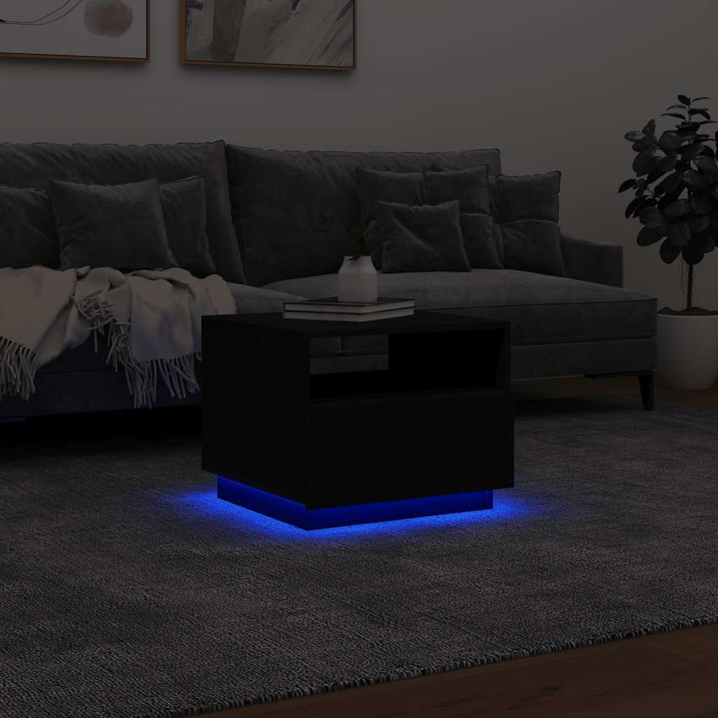 Coffee Table | Black | Engineered wood | Small | Coffee Table | Square