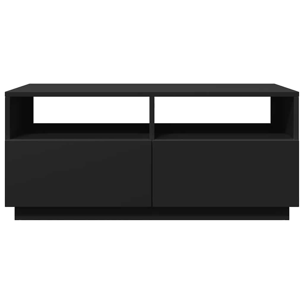 Coffee Table | Black | Engineered wood | 90 cm x 49 cm x 40 cm