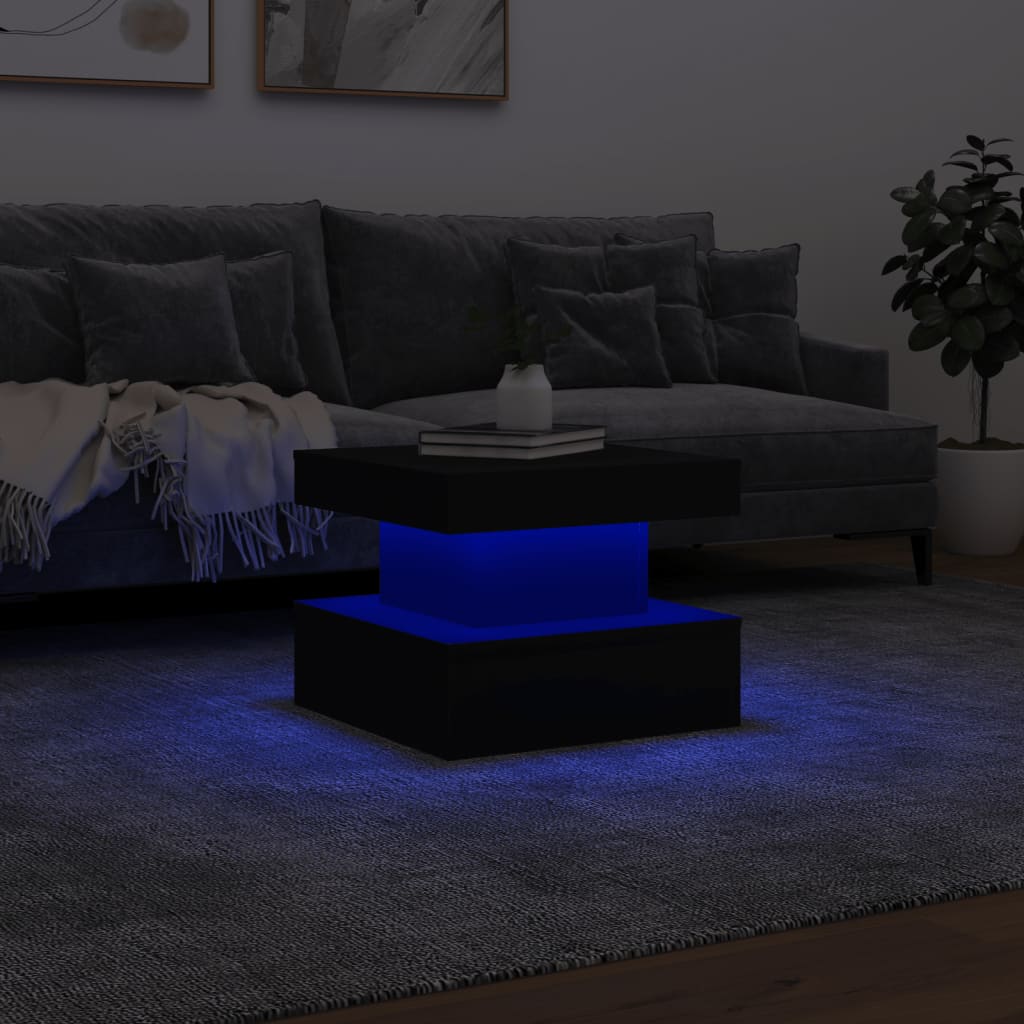 Coffee Table | Black | Engineered Wood | Medium | Coffee Table | Square