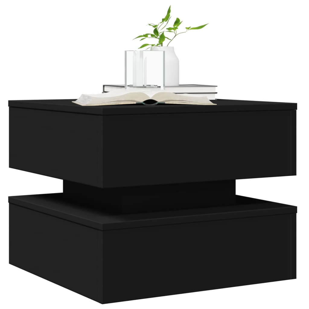 Coffee Table | Black | Engineered wood | Low | Coffee Table | Square