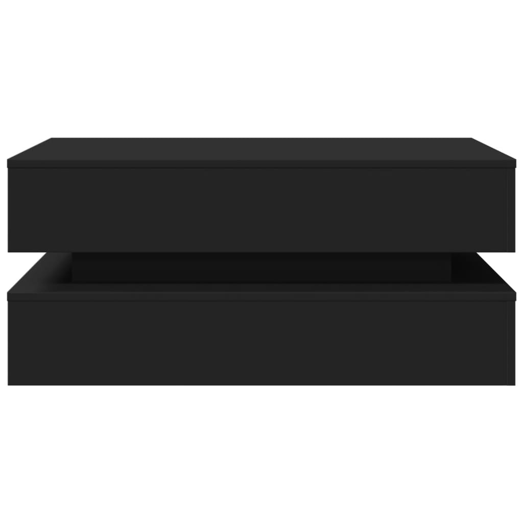 Coffee Table | Black | Engineered wood | 90x50x40 cm | Coffee Table