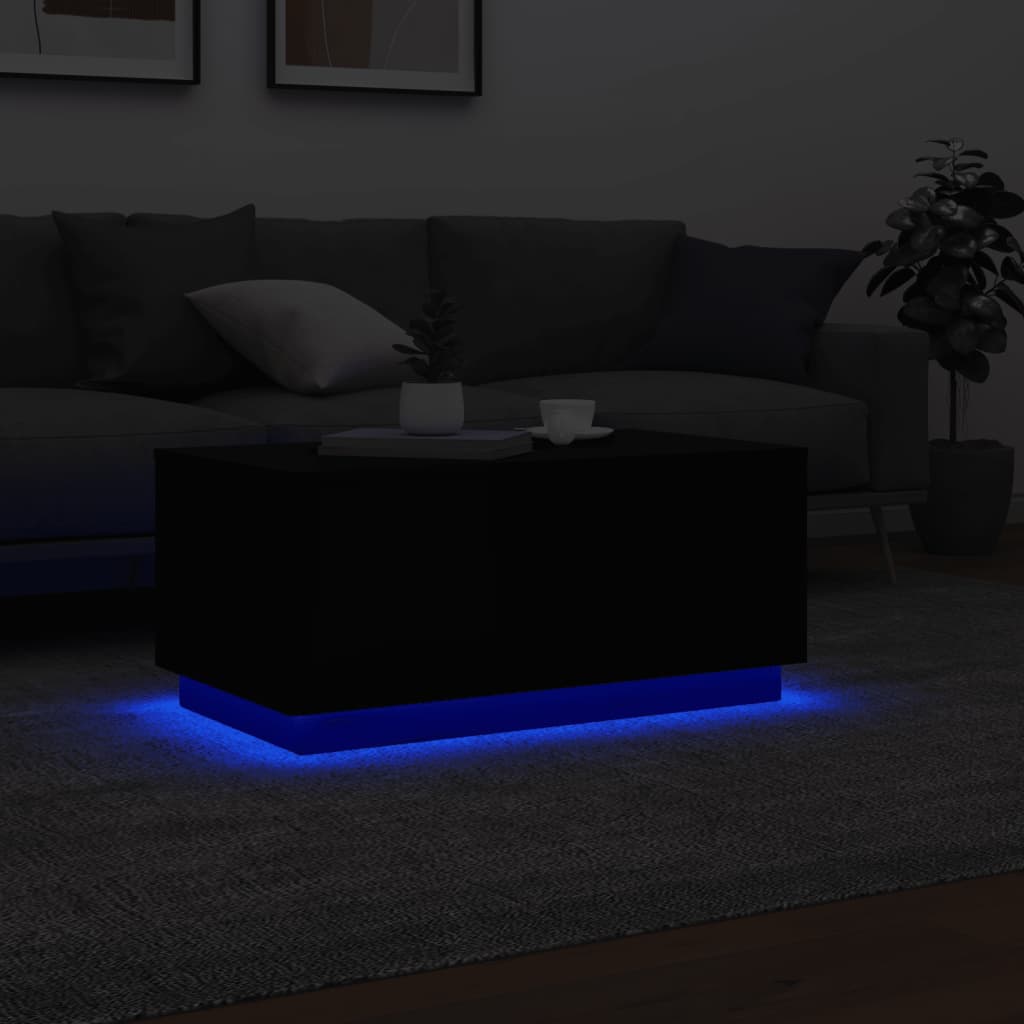 Coffee Table | Black | Engineered Wood | Medium | Coffee Table