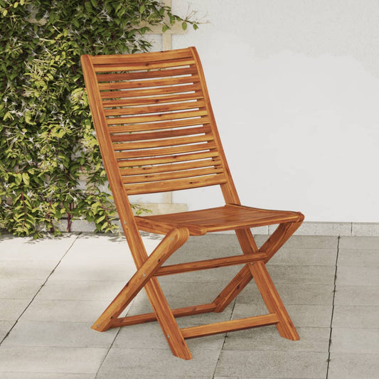 Folding Chairs 4 pcs Solid Wood Acacia