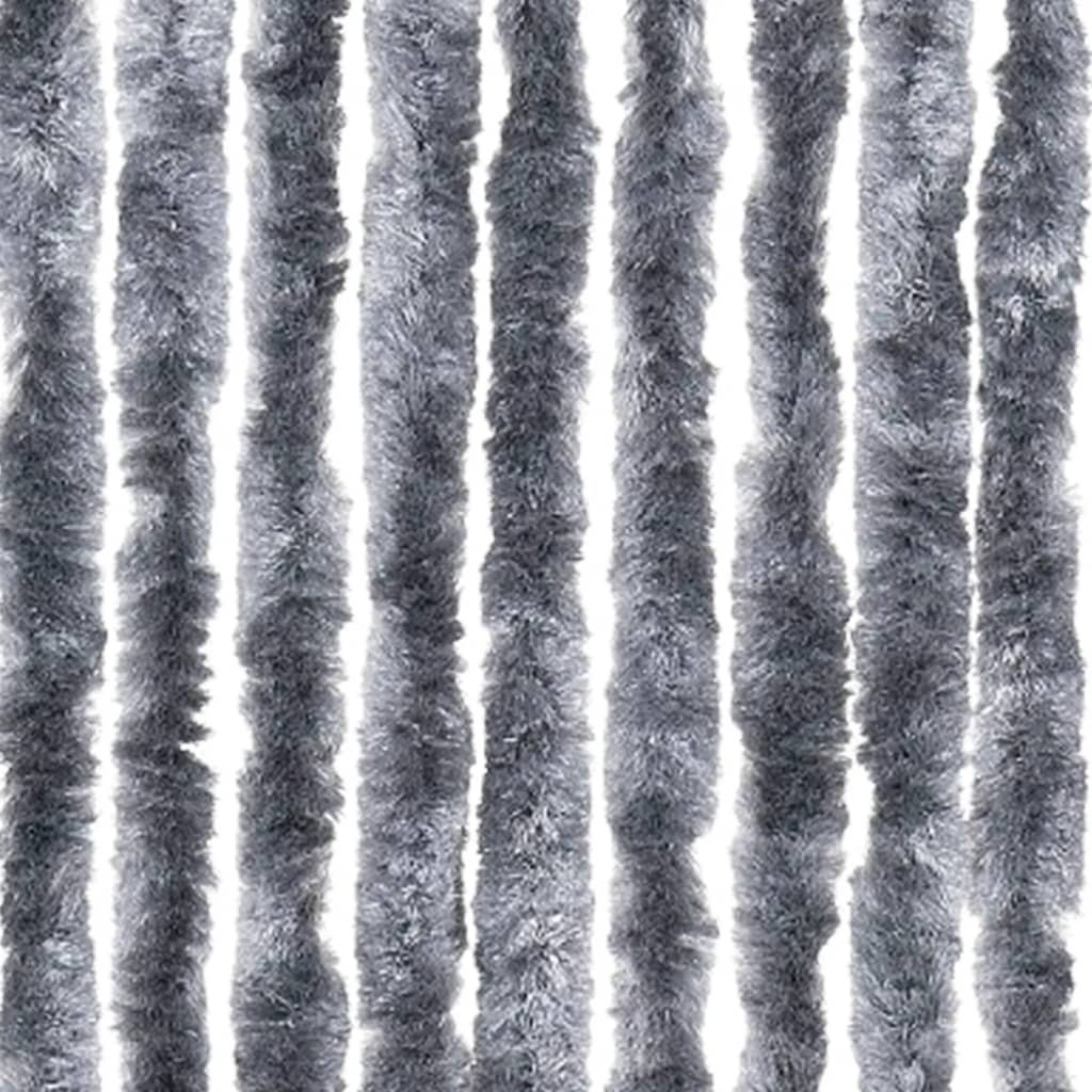 Fly Curtain Silver 100x200 cm Chenille
