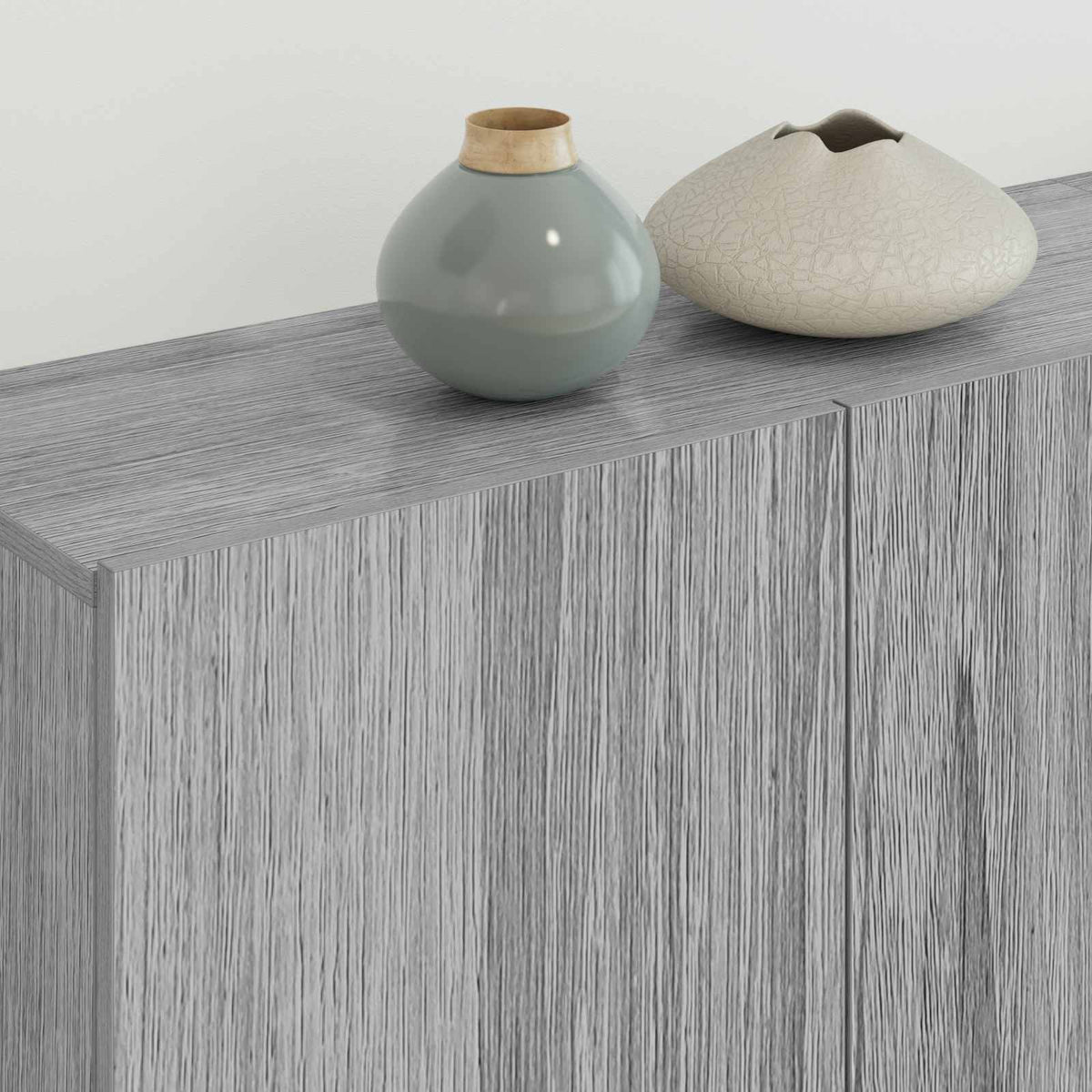 4 Piece TV Wall Units Grey Sonoma Engineered Wood