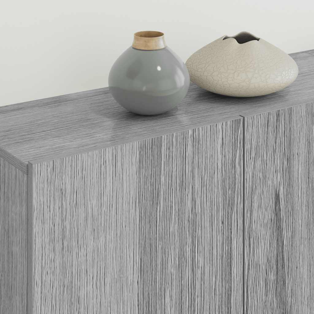 5 Piece TV Wall Units Grey Sonoma Engineered Wood
