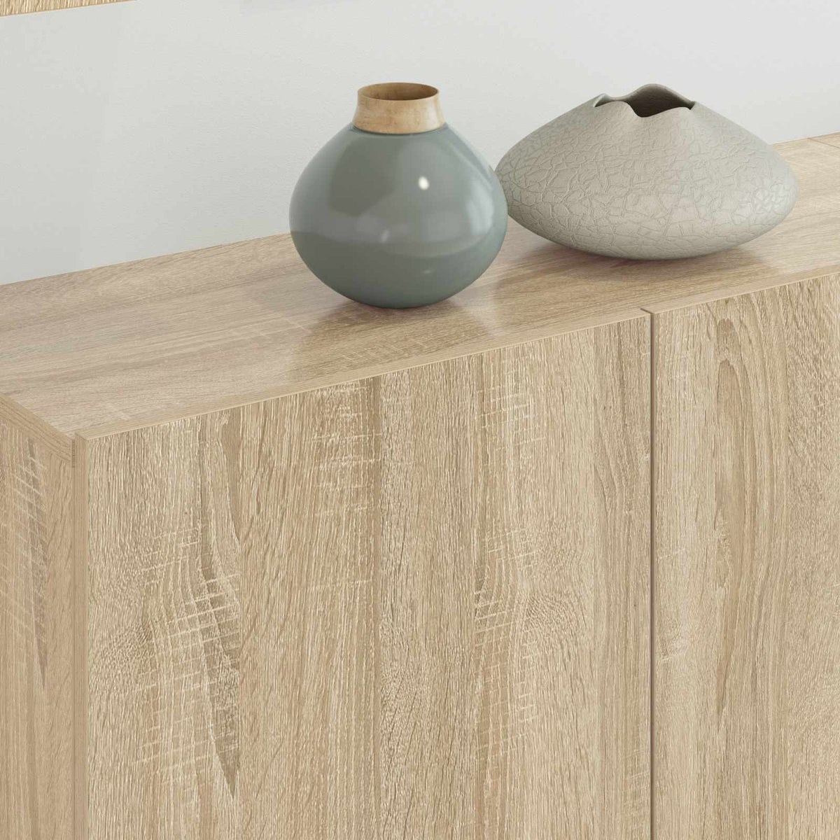 5 Piece TV Wall Units Sonoma Oak Engineered Wood