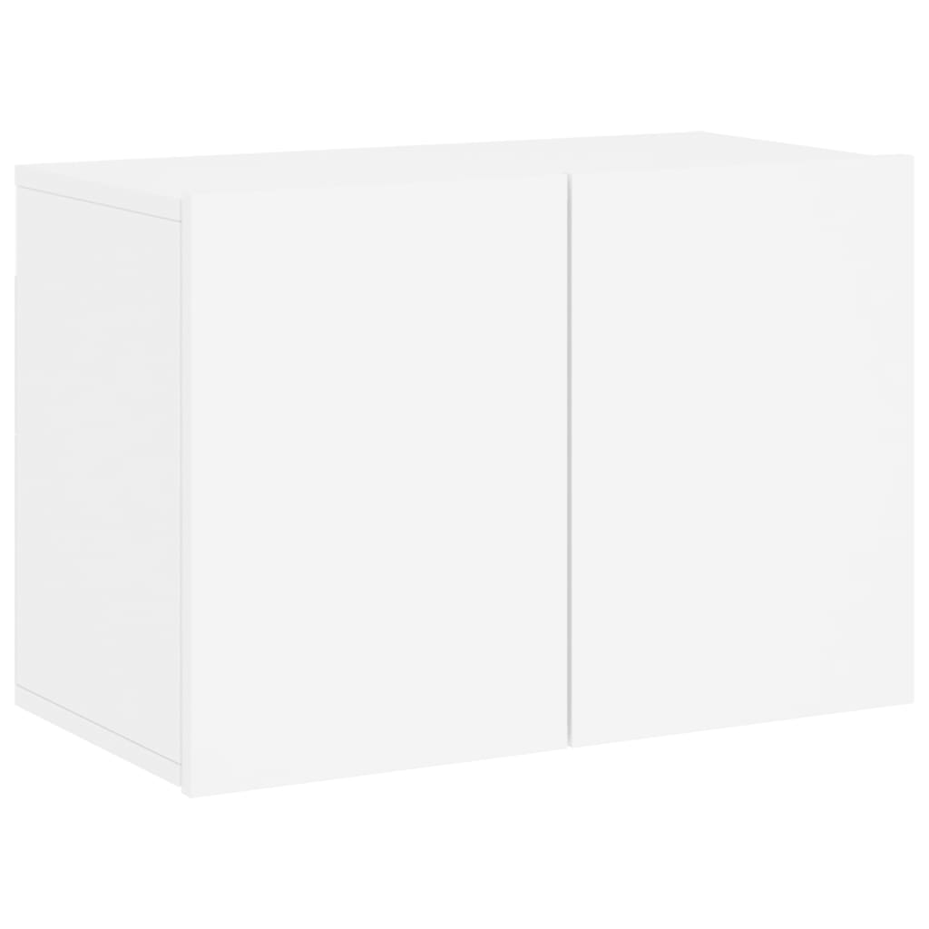 | TV Wall Units | Wall-mounted 6 pcs white Engineered wood