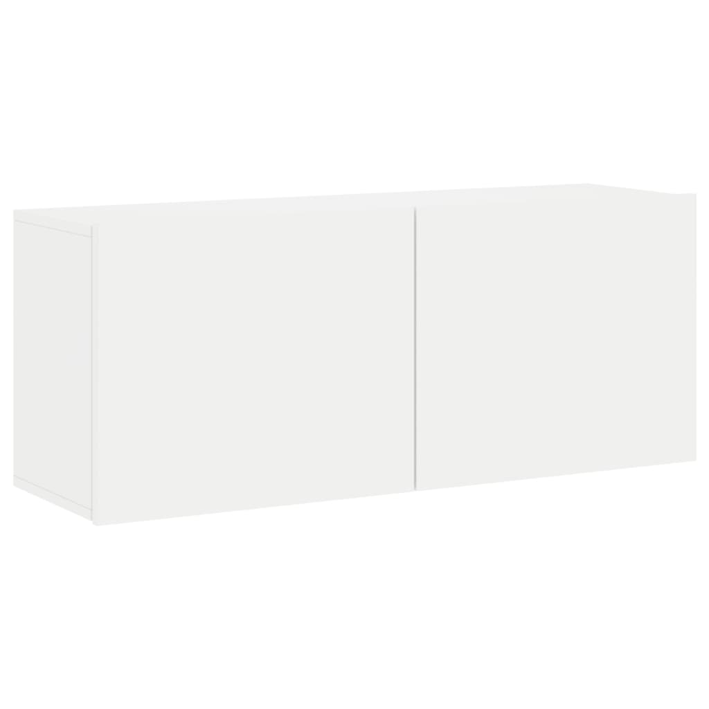 | TV Wall Units | Wall-mounted 6 pcs white Engineered wood