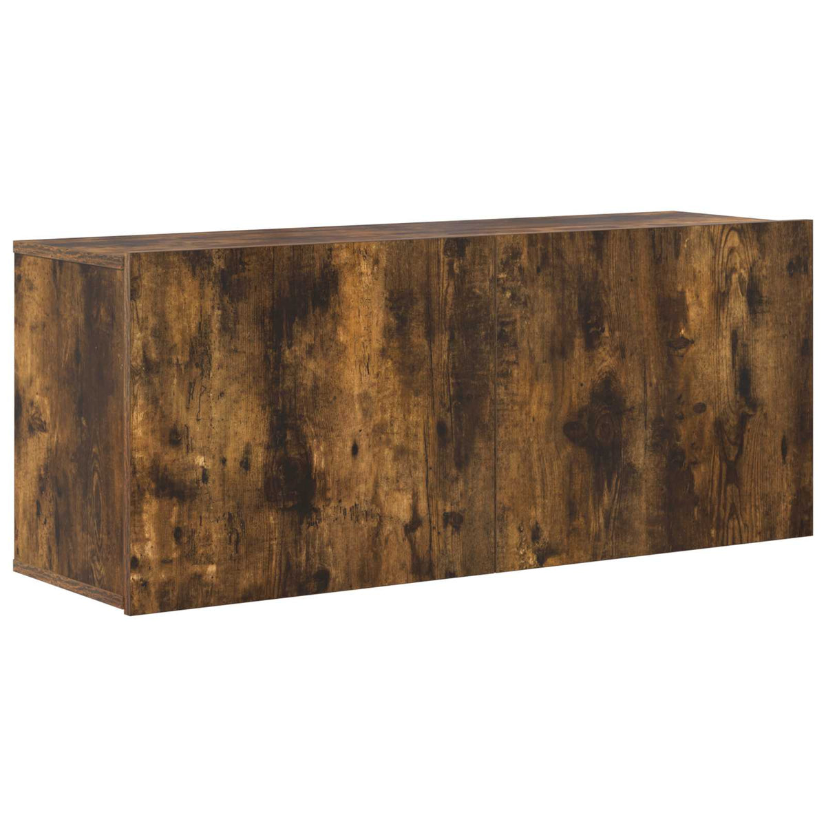 5 Piece TV Wall Units Smoked Oak Engineered Wood