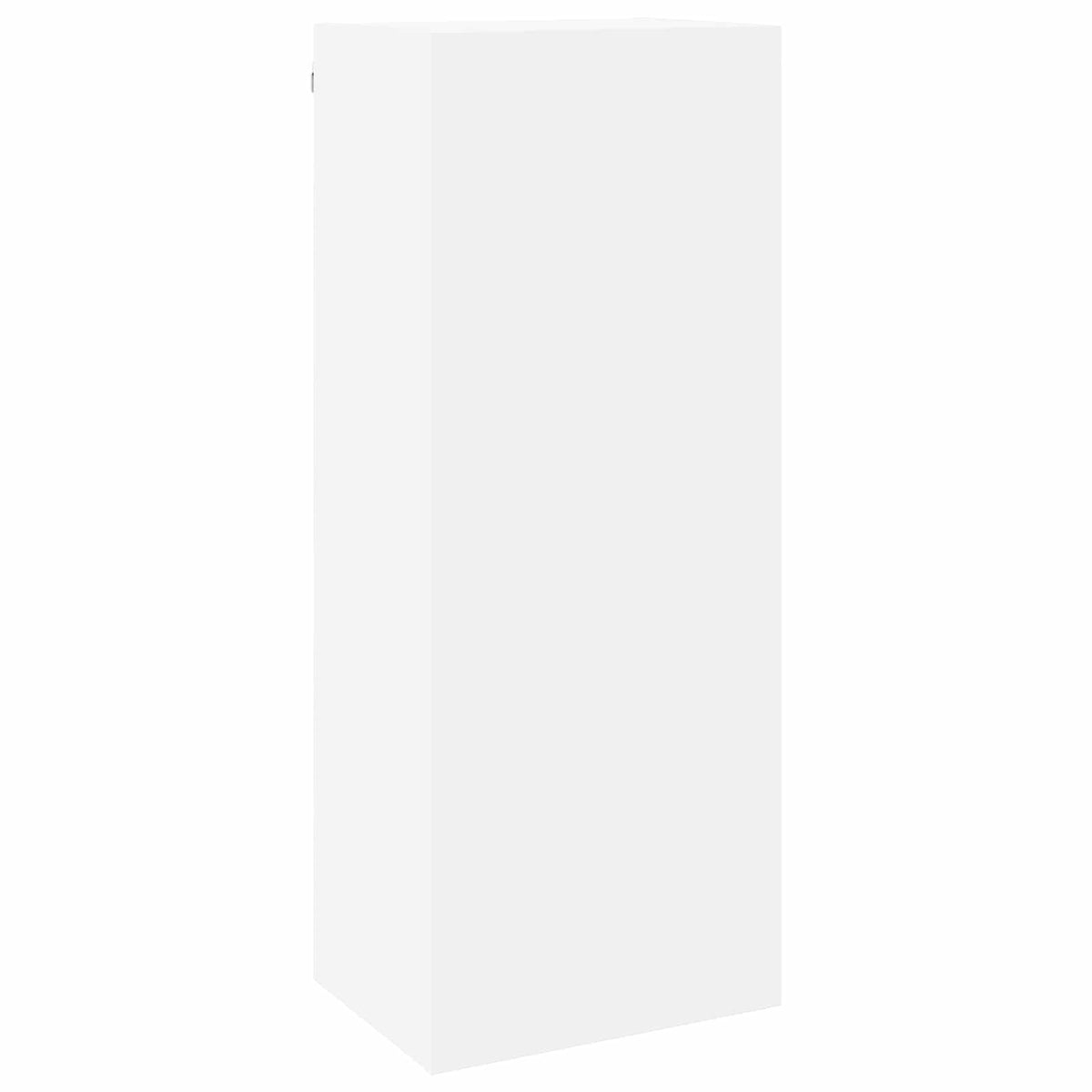 4 Piece TV Wall Units White Engineered Wood