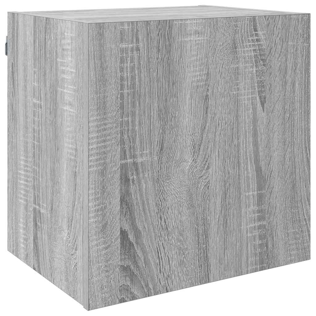 4 Piece TV Wall Units Grey Sonoma Engineered Wood