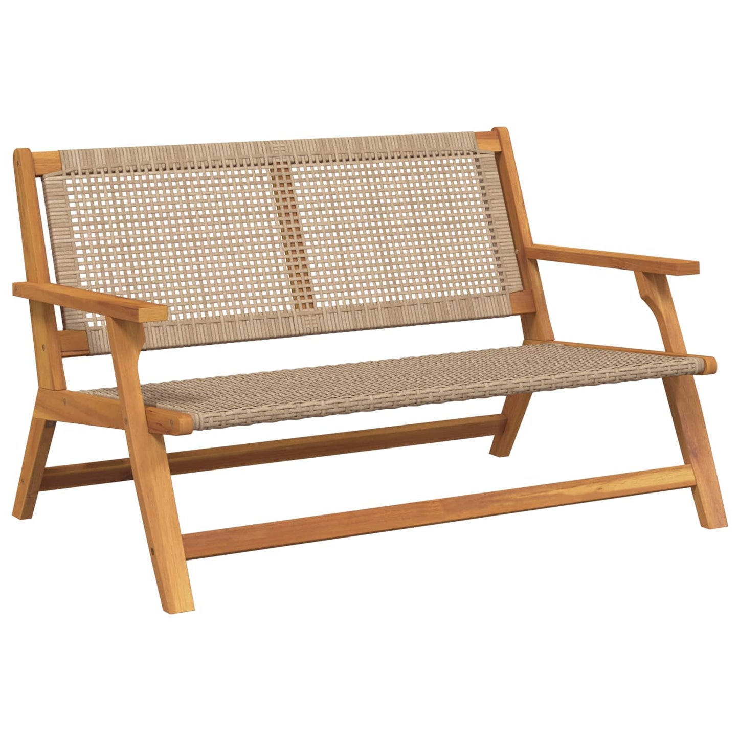 Garden Furniture Beige 122 x 78 x 73 cm Solid Acacia Wood