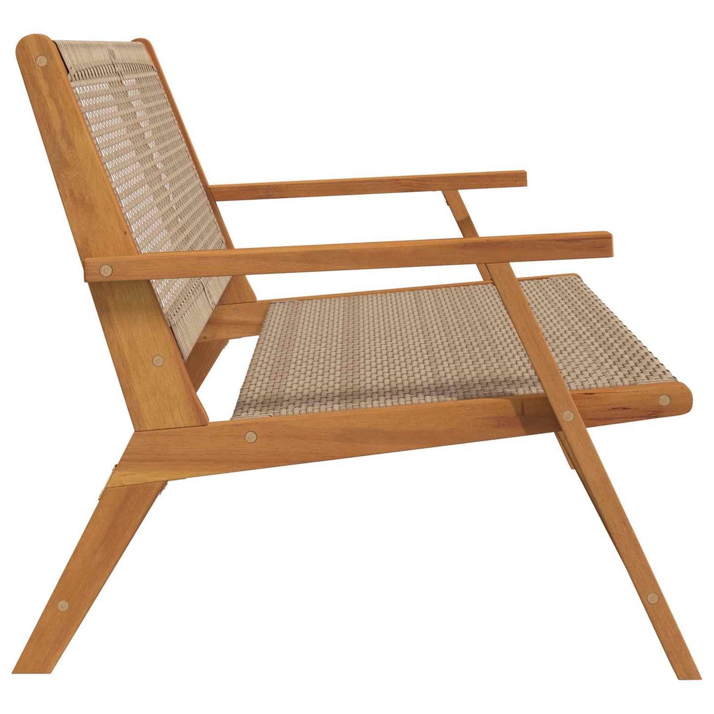 Garden Furniture Beige 122 x 78 x 73 cm Solid Acacia Wood