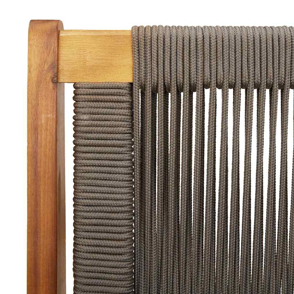 Garden Furniture Grey 122 x 76 x 73 cm Solid Acacia Wood